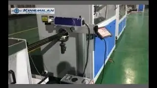 Fiber Laser printing machine  for plastic pipe(PE) printing