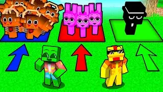 SPRUNKIS CHOOSE ONE, TWO, OR THREE in Minecraft!