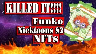 Amazing Funko NFT Pack Opening! NICKTOONS Series 2!!! Legendary? Grail? 10 Packs!