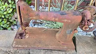 Part 1: 1925 Singer Model 66 Restoration Project #singer #sewingmachine #restoration 
