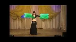 Танец живота Анастасия Balkiz (вейлы, александрийский танец, табла-соло)
