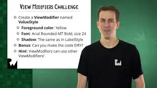 Swift UI Coding Challenge: View Modifiers -  Your First iOS and SwiftUI App with Xcode 11, Swift 5