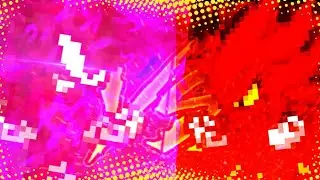hyper perfect nazo vs hyper dark sonic - sprite animation
