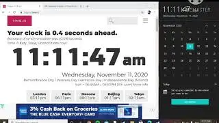 Daylight saving time and 2020/11/11 11:11:11