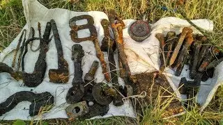 Находки магнитом под Ж/Д мостом!!!