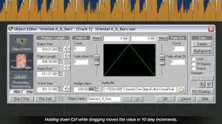 Samplitude : The Object Editor a Guided Tour 08:Object Position & Length