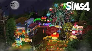 Fall Boba/Thrift Pumpkin Carnival!🎃🎡|The Sims 4 | Speed Build