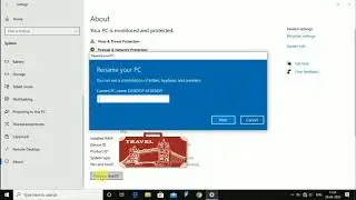 Change Device name in PC/Laptop on Windows 10 OS | How to change Laptop Device name | 