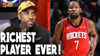 Jeff Teague REACTS to Kevin Durant becoming RICHEST NBA player of ALL TIME with Rockets contract