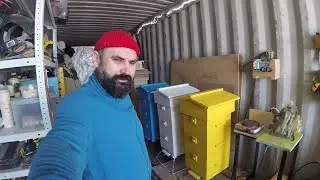 Деревня Соснино (покраска и подготовка ульев)