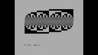 Monoscope 119b — Kaszi75 (128b intro for ZX Spectrum), 2023