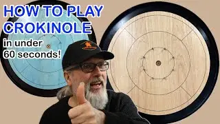 How to Play Crokinole in under 60 seconds | This is an amazing game that everyone will want to play!