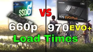 Intel 660p vs 970 Evo Plus Gaming 😱 Load Times | NVMe Comparison