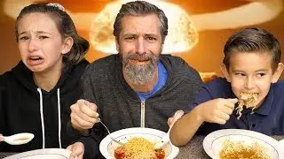 2019 Nuclear Fire Ramen Spicy Noodle Challenge | Josh Darnit