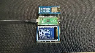 RP2040 Raspberry PI PICO - IoT Weather Station with Waveshare PICO-ESP8266 and Weather Stack API