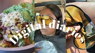 DIGITAL DIARIES VLOG| Ubereats w|me, chipotle for lunch, New Transformers movie