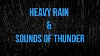☔️ HEAVY & DARK THUNDERSTORM (Sleep, Relax, Or Read)