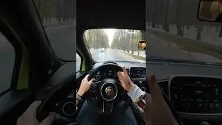 Maksymalnie spalanie Abarth 595 Competizione 🏁 #trofeo #abarth595 #spalanie #shorts