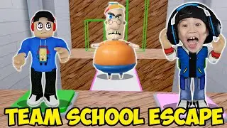 TEAM SCHOOL ESCAPE! TEAMWORK OBBY on Roblox