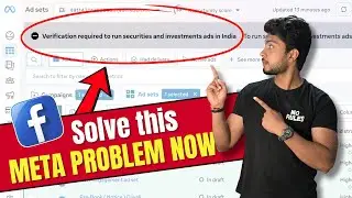 How to Fix Meta Ad Manager Verification Error | Securities & Investments Issue Solved
