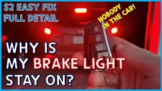 #brakelight #stayon and won't go OFF? This video is SPOT ON! for All American, Korean and Japanese.