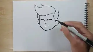 Tutorial Draw Ejen Ali pakai maker, simple #ejenali #ejenalimusim3