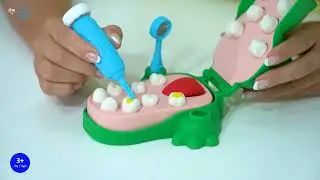 Dino Dişçi Oyun Hamur Seti ile geleceğin diş hekimleri şimdiden iş başında!