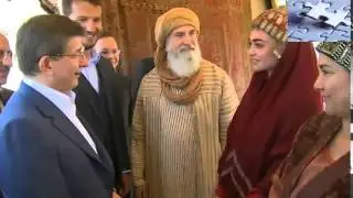 Davutoğlu Diriliş Ertuğrul Filmindeki Başrol Oyuncuları ile tek tek ilgilendi. EN ÇOK DA....