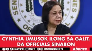 Cynthia umusok ilong sa galit, DA officials sinabon
