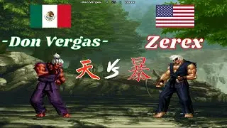 SNK vs. Capcom -  Don Vergas - (MEX) VS (USA) Zerex ULTRA INSTINCT (HIGHLIGHTS IN DESCRIPTION)