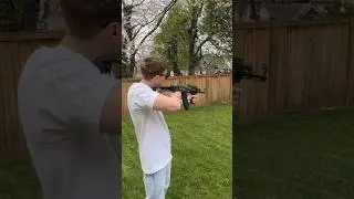 Unboxing And Testing The Airsoft Ak-47 - My First Thoughts! #airsoft #shorts