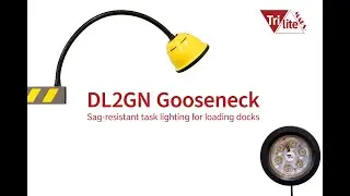 DL2GN Gooseneck: Sag-resistant task lighting for loading docks