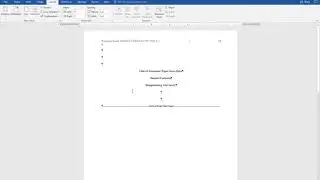 APA Style (6th Ed.): Title Page & Running Head - NEW VERSION IN DESCRIPTION
