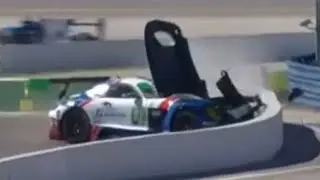 Lucas Auer HARD Crash - 2023 Rolex 24 Practice @ Daytona