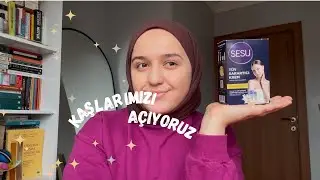 KAŞLARIMI AÇIYORUM | 7 DAKİKADA KAŞ RENGİNİ AÇMA