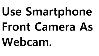 |[HINDI] | USE SMARTPHONE CAMERA AS WEBCAM FOR PC & LAPTOP FOR LIVE CHAT | YOUTUBE LIVE & FACEBOOK |