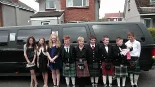 Getting ready for end of primary school prom 2012