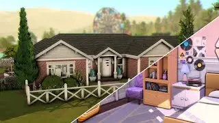 Copperdale Family Home 🏡 - Sims 4 High School Years Speedbuild (No CC)