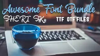 Awesome Font Bundle Download In OTF And TTF Files |English| |Photoshop Tutorial|