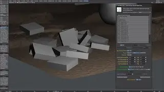 LightWave plugin - OD Tools - Object Placer Stack 