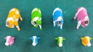 Find Moo Cows, Cute Cows, Colorful Cows Inside the House And Assemble Them
