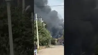 Омск.Пожар.Омсктрансмаш.До тла.