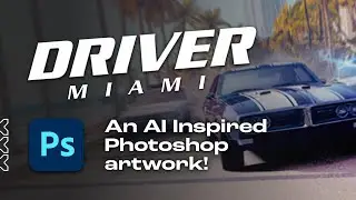 Driver Miami — An AI Inspired Photoshop Artwork