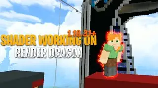 WORKING SHADERS ON RENDER DRAGON | MCPE 1.18.31+ Shader For Low End Device | ArshFlux