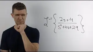 Inverse Laplace Transform Example (With Completing the Square)