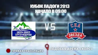 🏆 КУБОК ЛАДОГИ 2013 🥅 ШКОЛА ФЁДОРОВА 🆚 СКА-ЗВЕЗДА 2 ⏰ НАЧАЛО В 