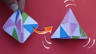 Anti Stress pop up Toy | Hexahedron | Modular Origami - 1076