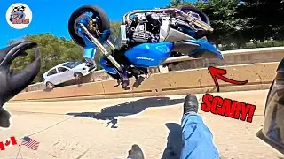 299 CRAZY & EPIC Insane Motorcycle Crashes Moments |  Bikers vs Angry People.