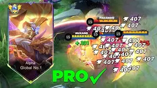 GLOBAL 1 ALPHA'DAN DAHA İYİ OYNADIM!! Mobile Legends