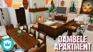 DAMBELE NOBLE'S APARTMENT 👑🏜️ the sims 4: royalty & legacy | speed build [early access]